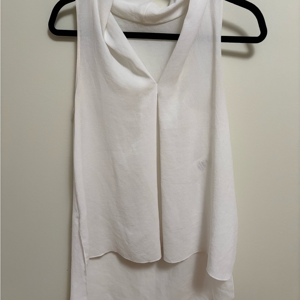 Wilfred Cream Sleeveless Blouse